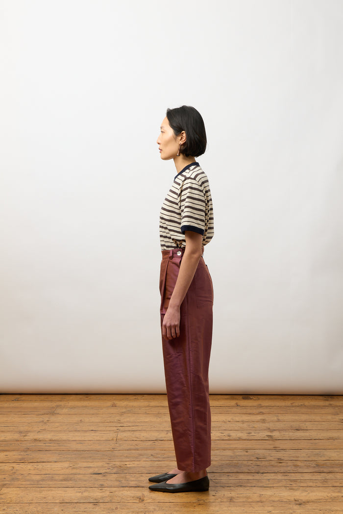 Georgia Trouser - Jam Silk