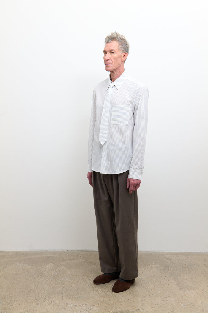 Giles Shirt - Blue/White Stripe