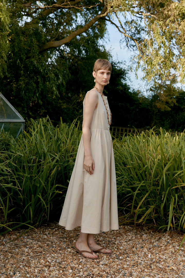 JAPANESE TYPEWRITER COTTON HENRY DRESS