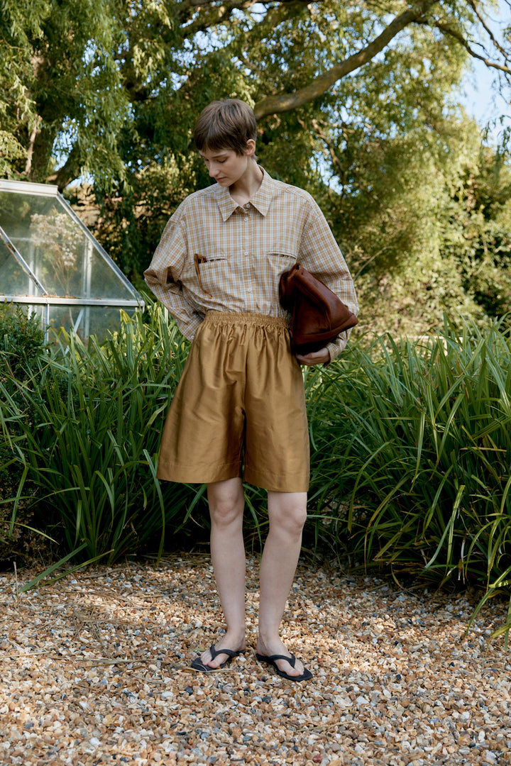 SILK DUPION HILDA SHORT