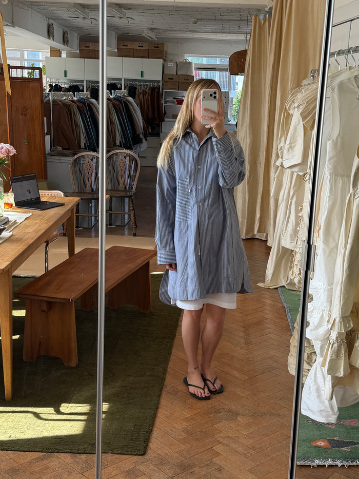 Big Shirt Blue Stripe
