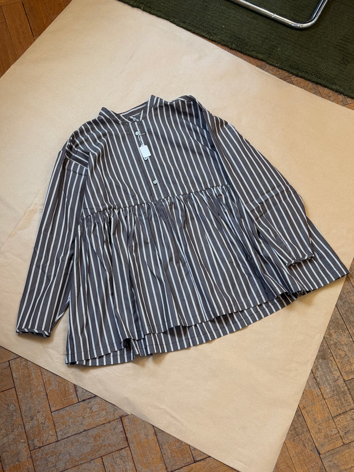Penny Shirt Bark/Ecru