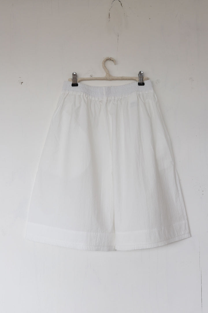 JAPANESE COTTON PLEATED HILDA SHORTS