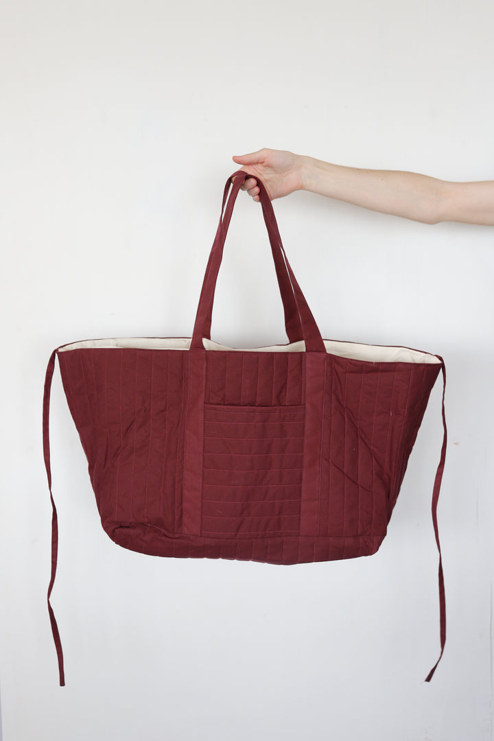 QUILTED TOTE LARGE