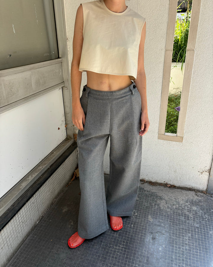 COTTON CROP TOP