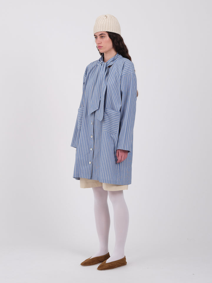 Japanese Striped Cotton Dorothy Dress