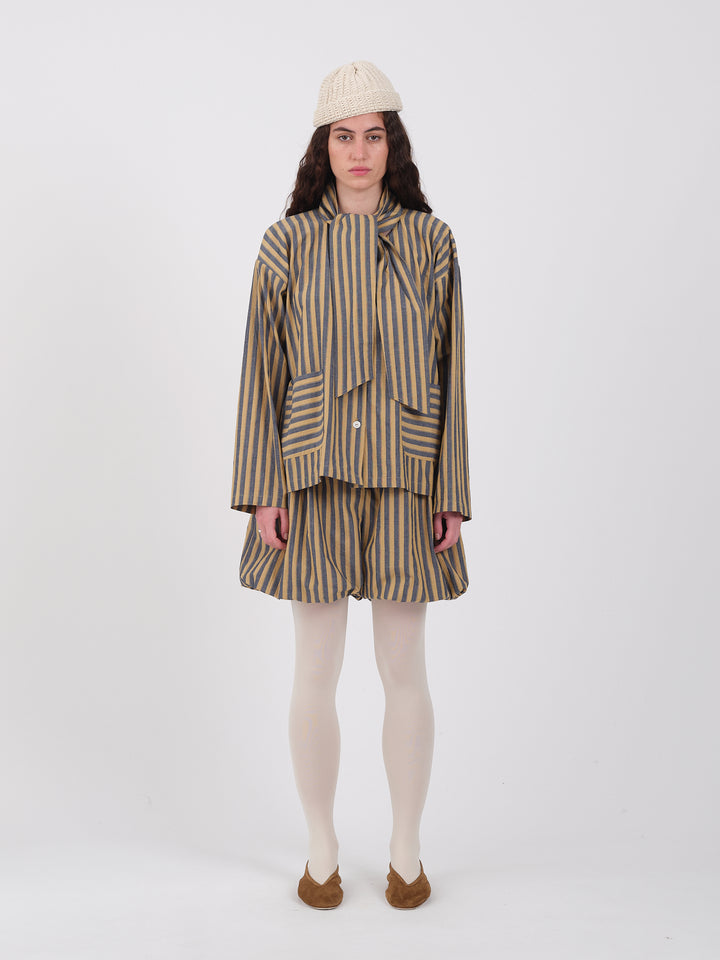 JAPANESE STRIPED COTTON DOROTHY SHIRT