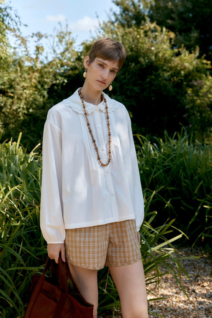 JAPANESE COTTON POPLIN JESSIE SHIRT