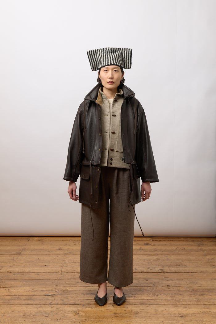 Josie Parka - Brown Leather