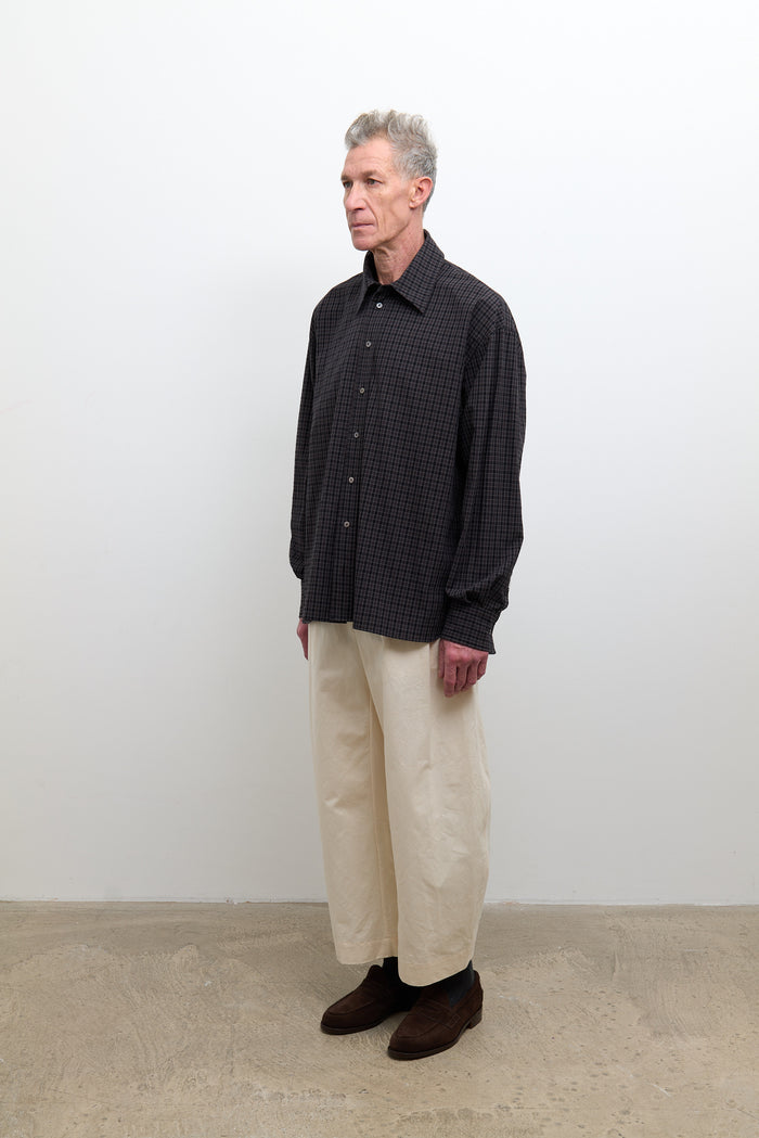 Leo Shirt - Ink/Smoke Check