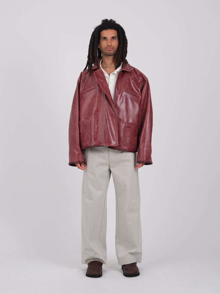 LEATHER FLYING JACKET