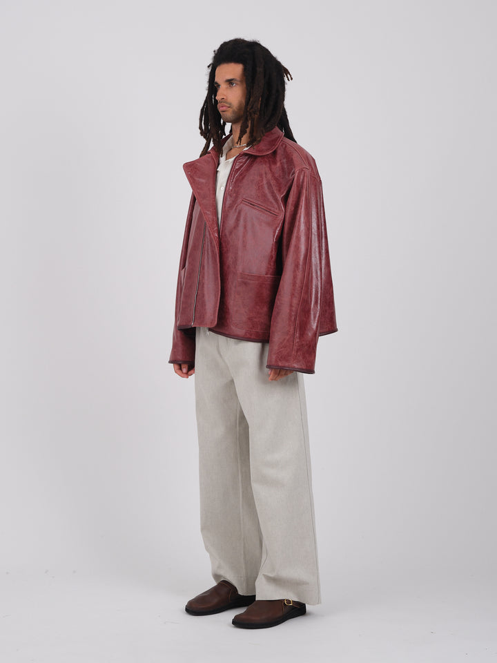LEATHER FLYING JACKET