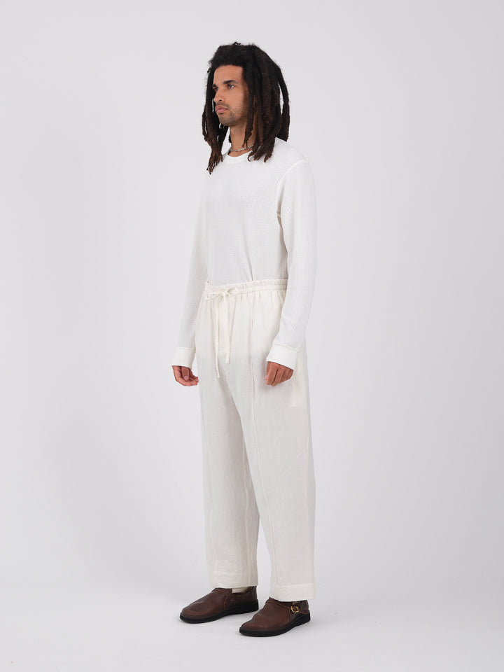 IRISH LINEN DRAWSTRING LUNA TROUSER