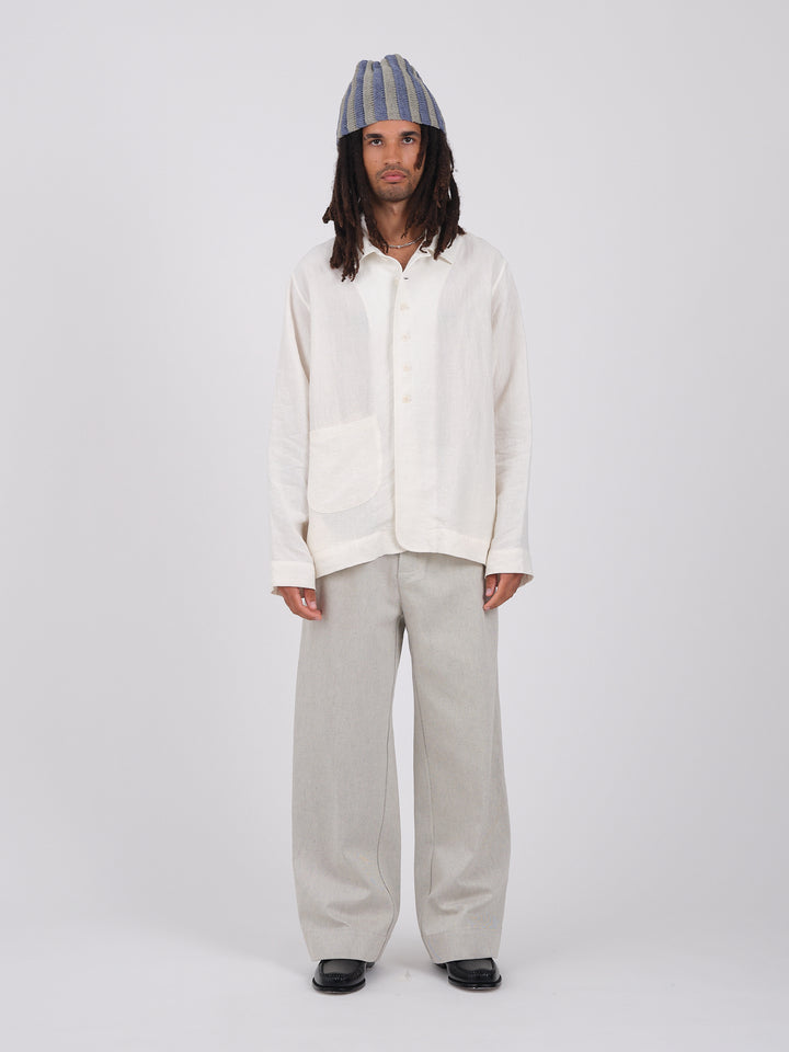 IRISH LINEN SANDY JACKET