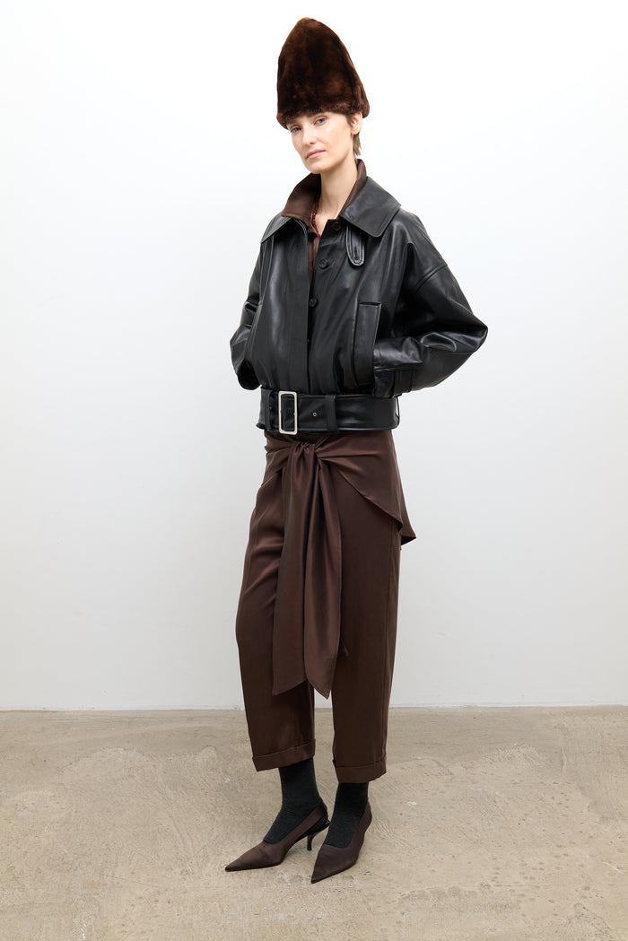 Nara Jacket - Black Leather