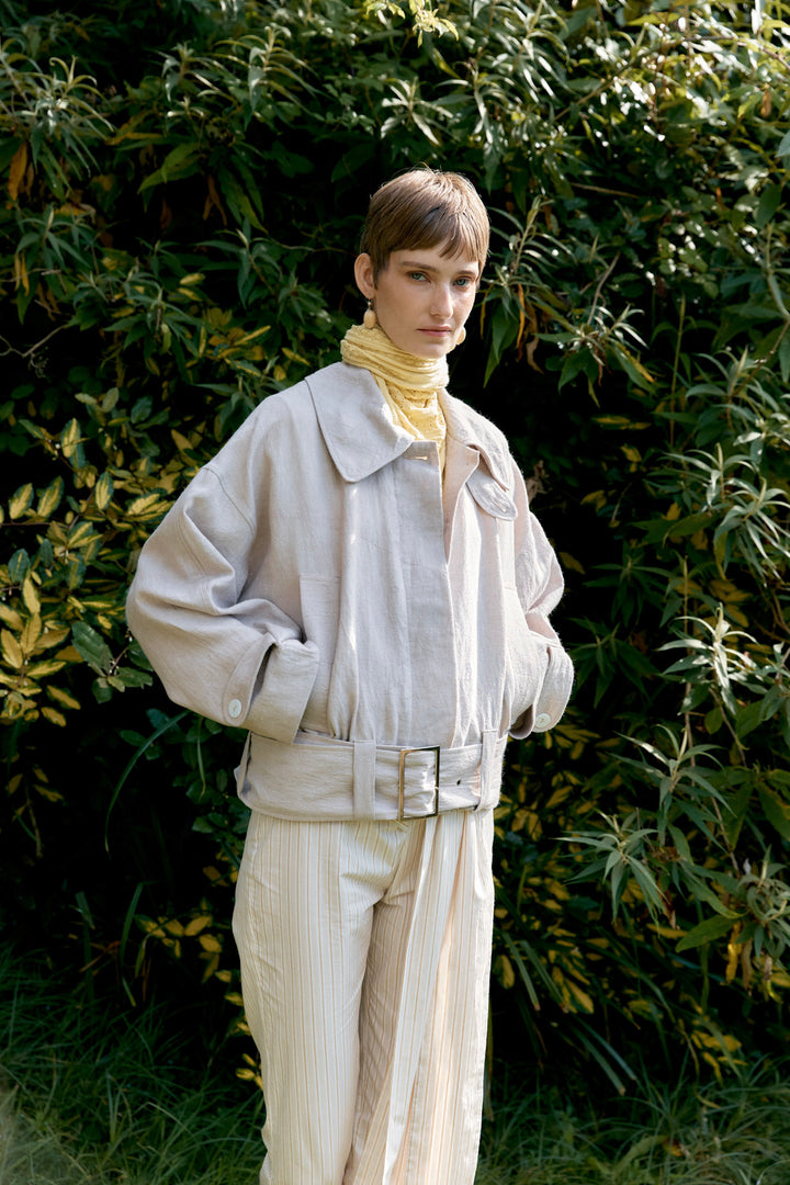 JAPANESE RAMIE/LINEN NARA JACKET