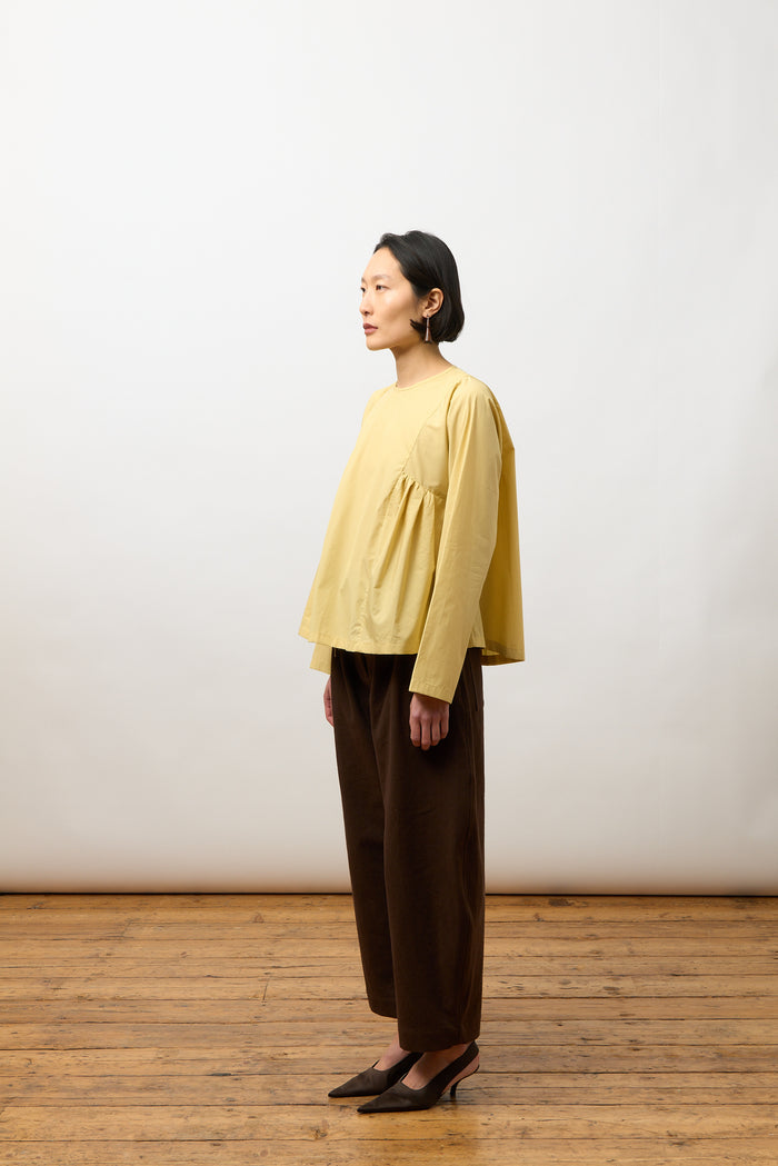 Nora Blouse - Butter Stripe