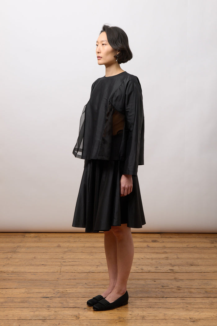 Ballet Skirt - Black Silk