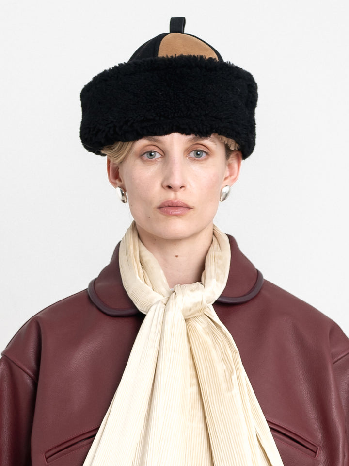 SHEEPSKIN PANEL CAP