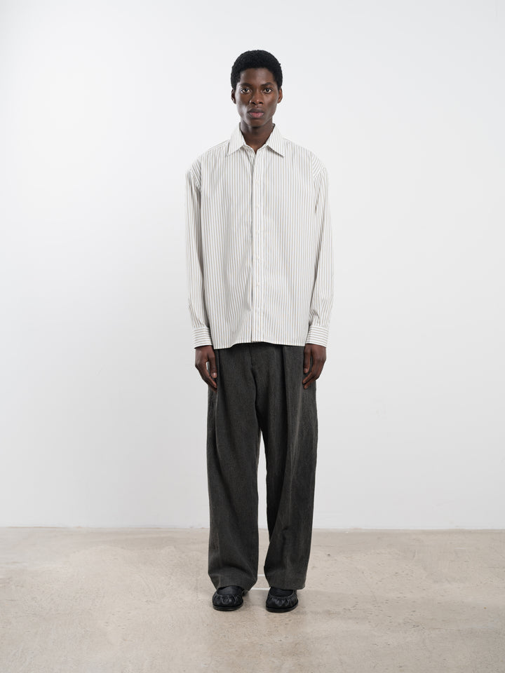 JAPANESE STRIPED COTTON PLAYERS SHIRT