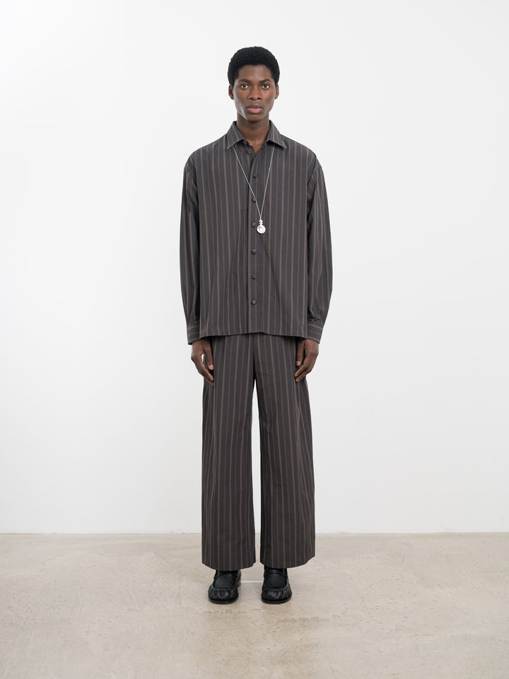JAPANESE MUGWASHER STRIPE COTTON PLAYERS SHIRT