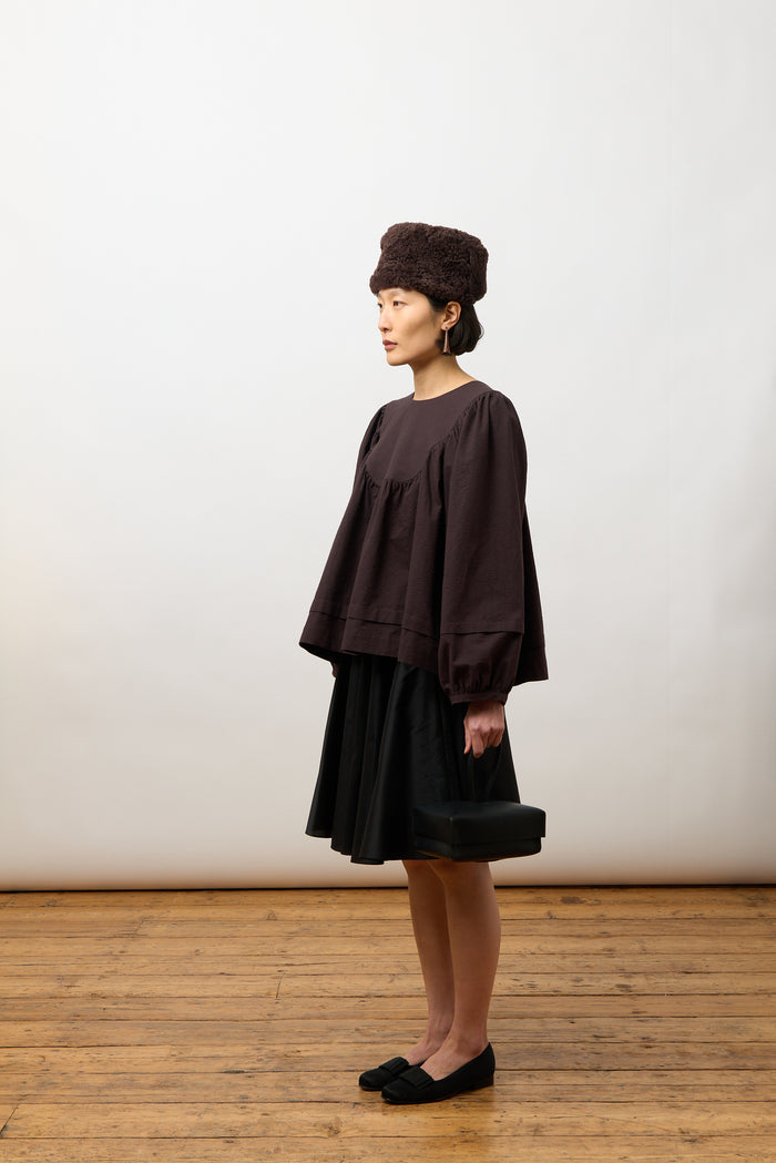 Romy Top - Dark Brown