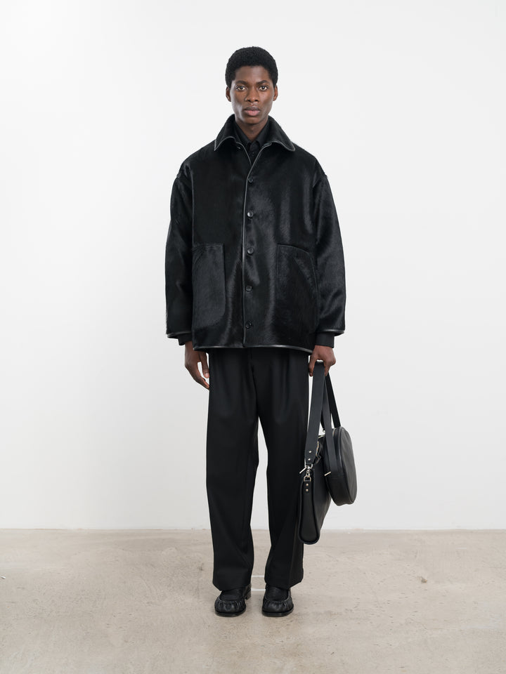 HAIR ON LEATHER HIDE RONNY JACKET