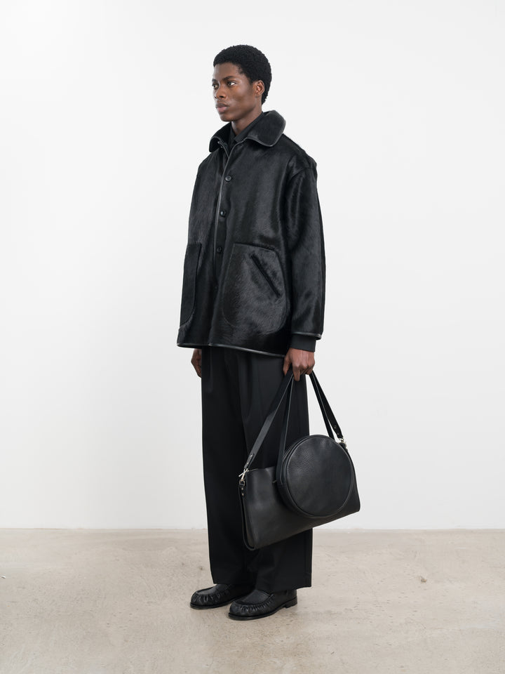 HAIR ON LEATHER HIDE RONNY JACKET