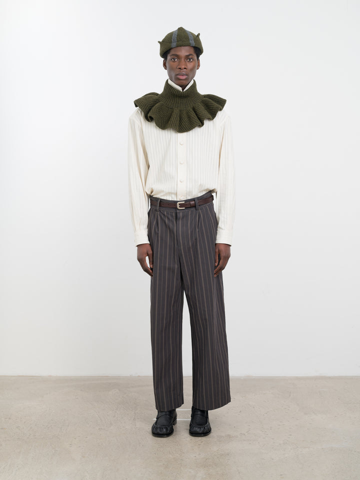 BRITISH MERINO WOOL RUFFLE COLLAR