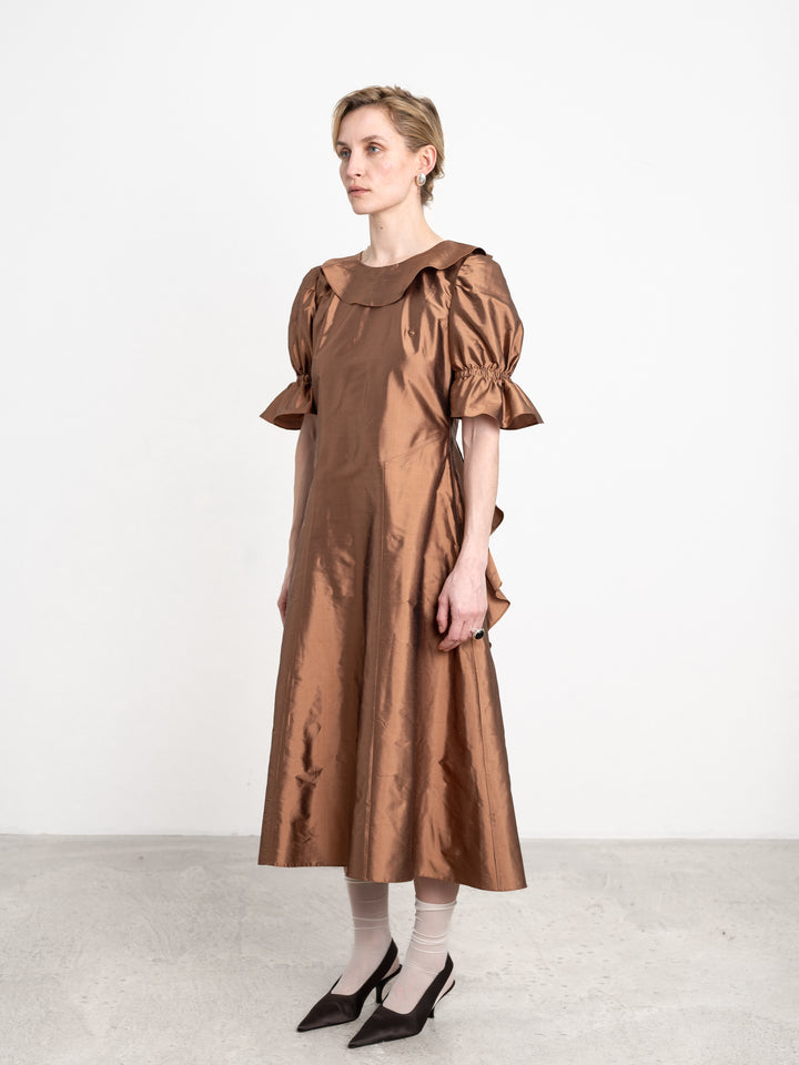 SILK DUPION SUSANNE DRESS