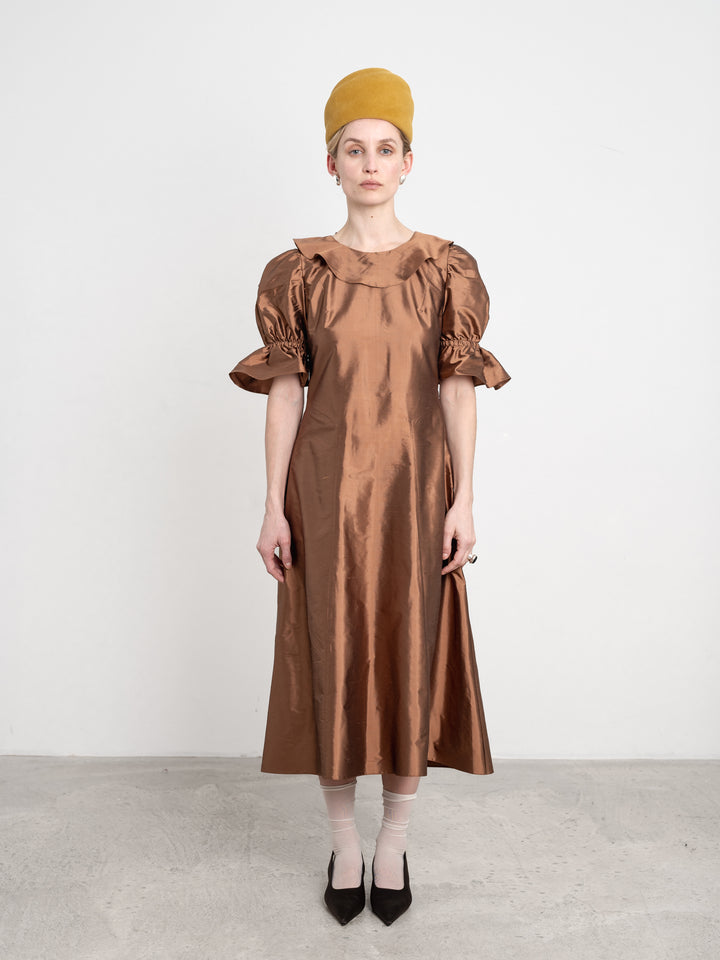 SILK DUPION SUSANNE DRESS