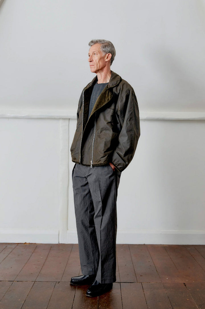 BRITISH WAXED OILSKIN FLYING JACKET