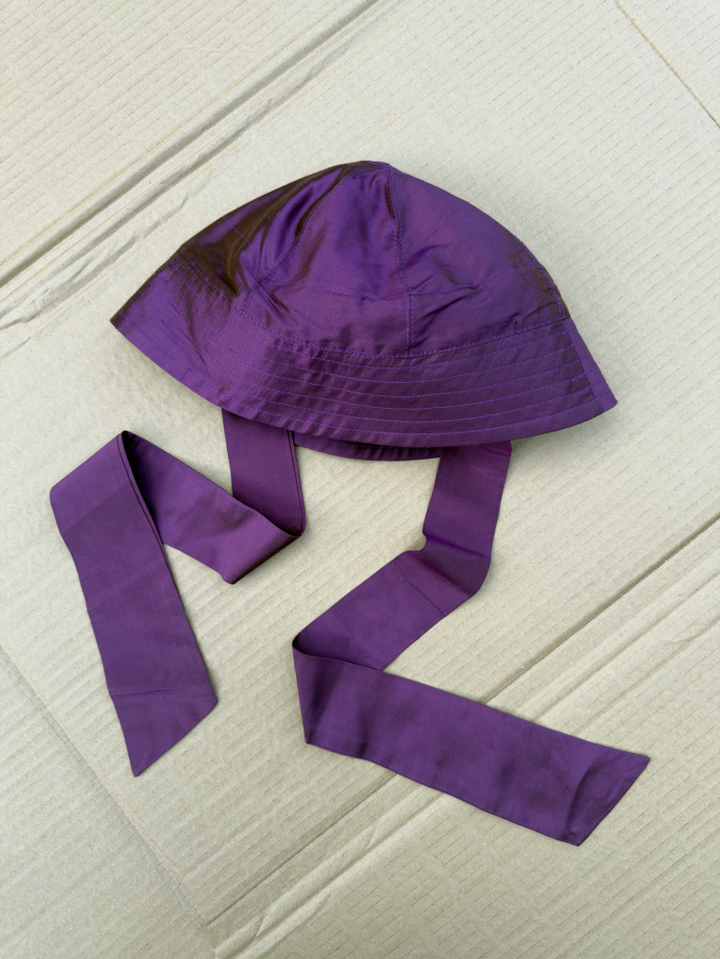 SILK DUPION SAILOR HAT