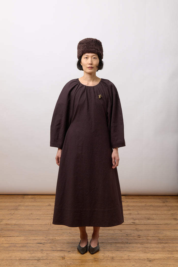 Tilda Dress - Dark Brown