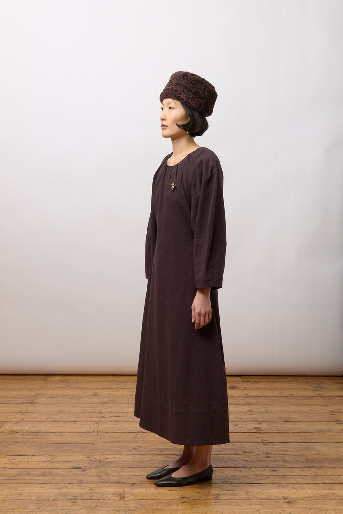 Tilda Dress - Dark Brown