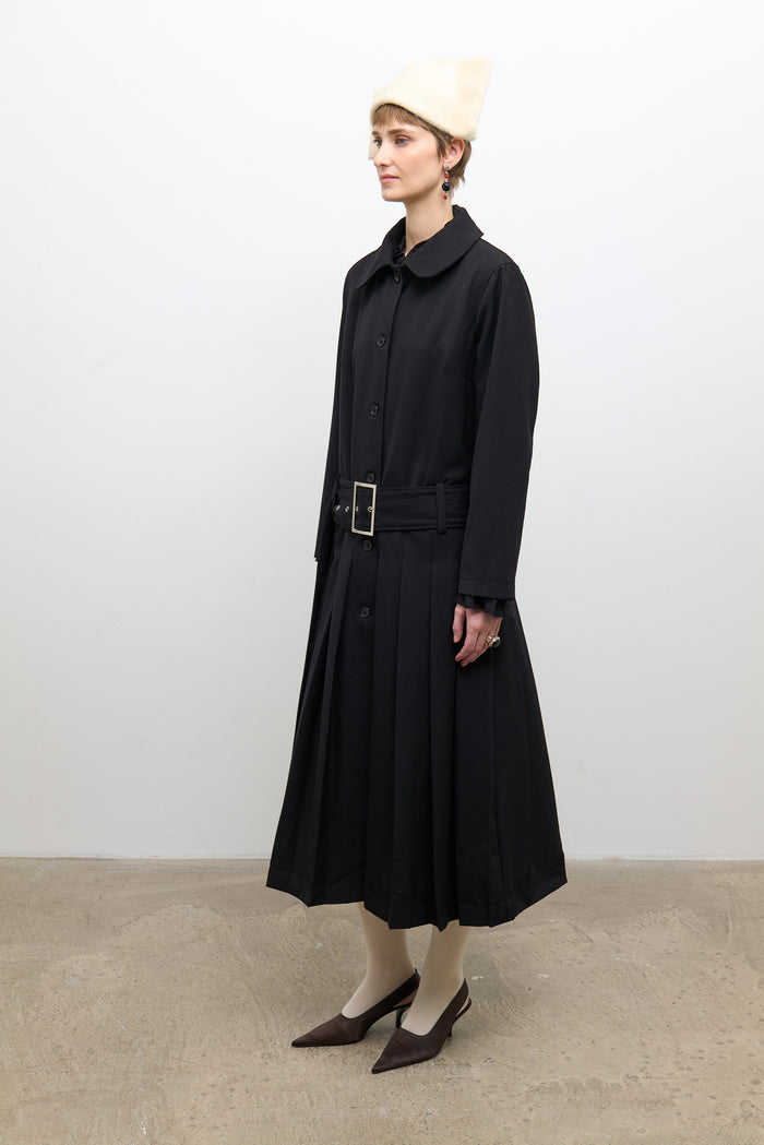 Willow Coat - Black Wool