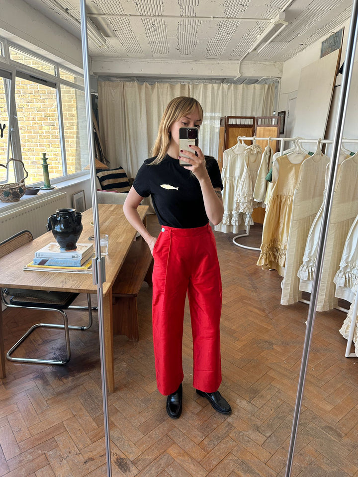 Silk Georgia Trouser
