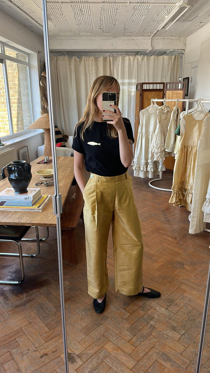 Silk Georgia Trouser