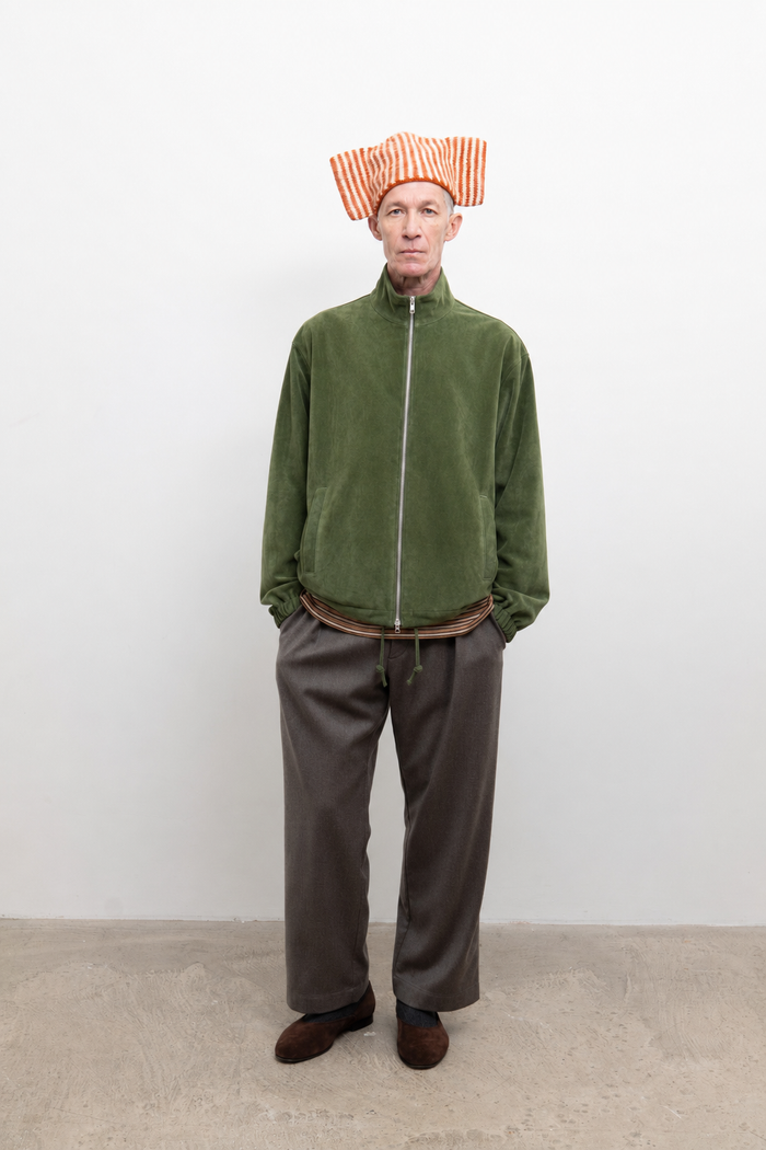 Miles Pullover - Olive Suede
